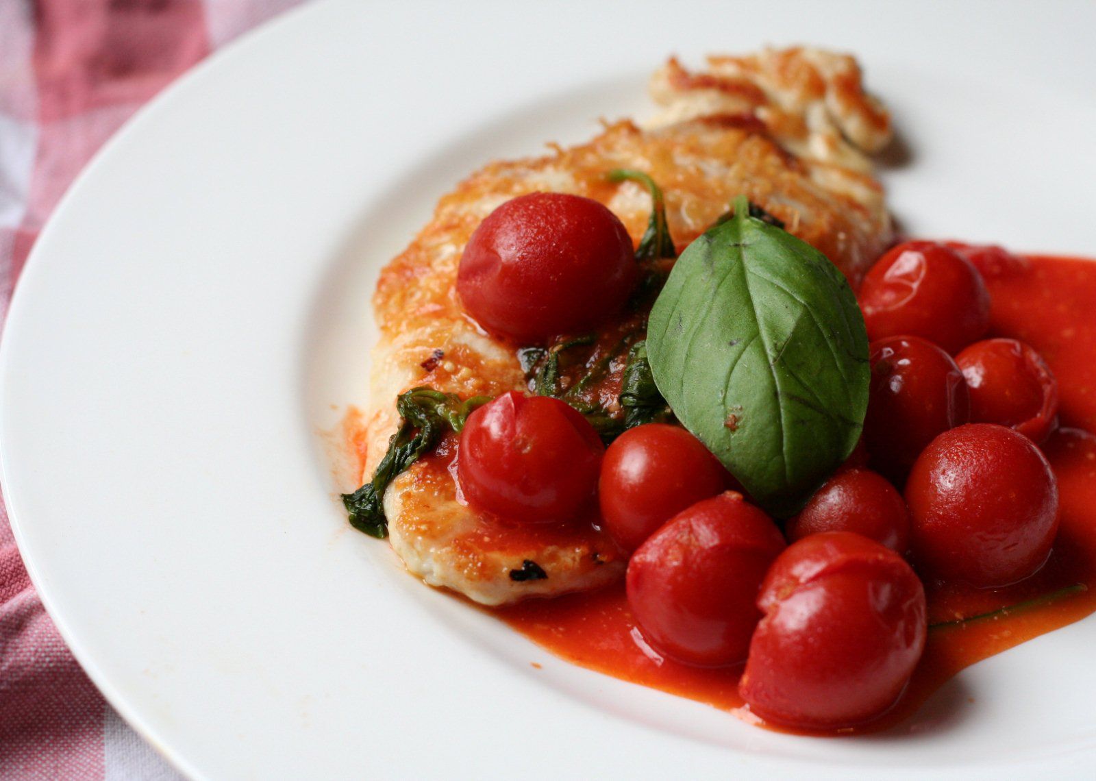 Cherry-coloured Chicken
